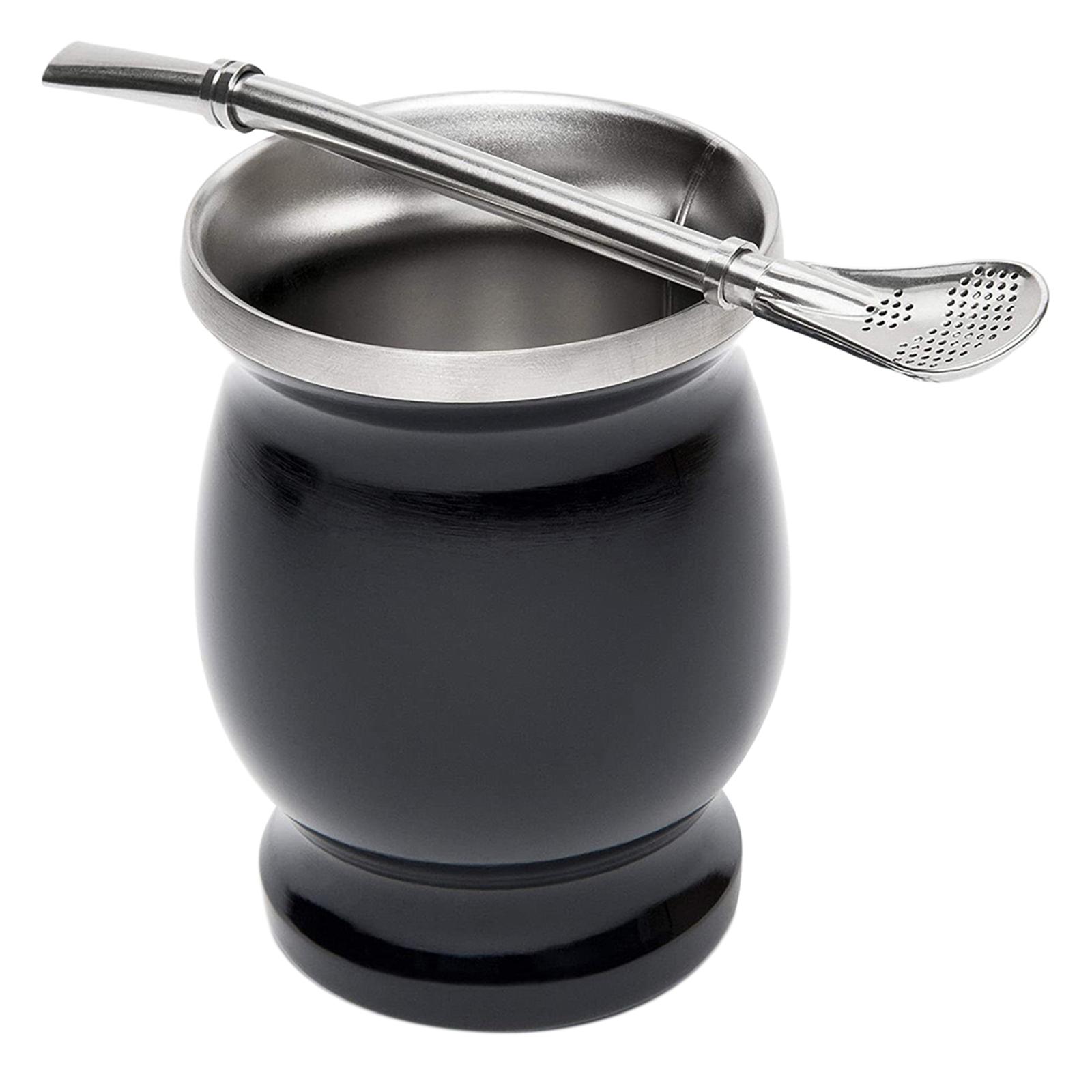 Coffee Tea Spoon - Cangkir Stainless Steel Berdinding Ganda dengan