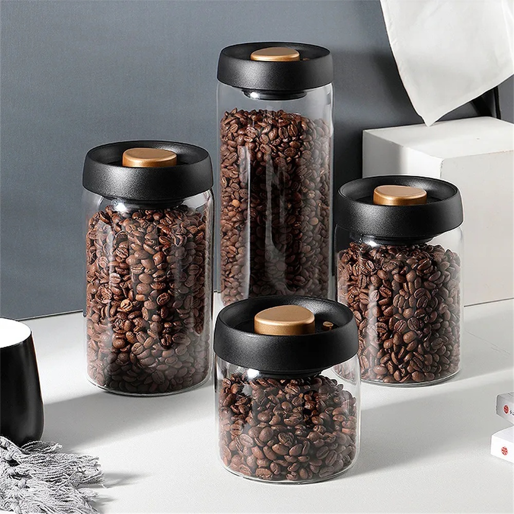 Coffee Tea Canister Set - 1 Pak Wadah Penyimpanan Biji Kopi