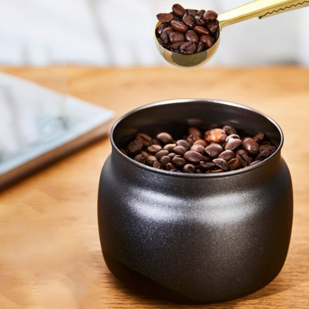 Coffee Tea Canister Set - Stoples Vakum Baja Tahan Karat 304
