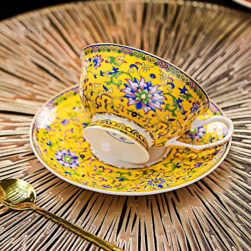 Coffee Tea Spoon - Set Cangkir Teh dan Piring Porselen
