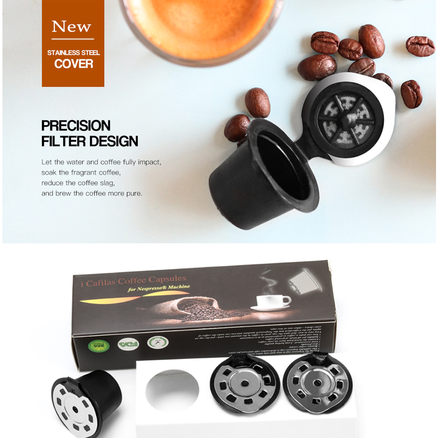 Coffee Tea Spoon - Versi Upgrade Kapsul Kopi Filter Piala