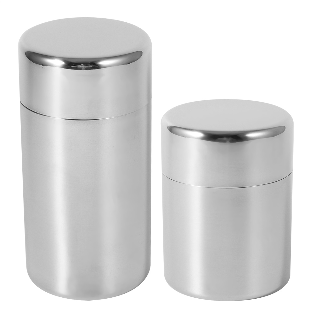 Coffee Tea Leaf - Kaleng daun teh Stainless Steel, kaleng