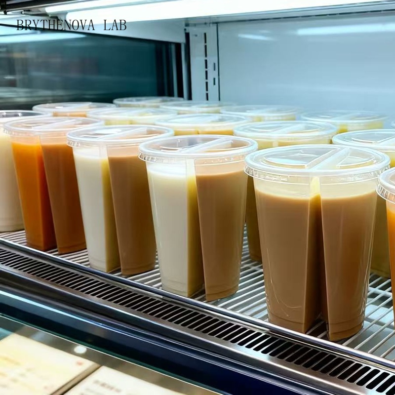 Coffee Tea Boba - Gelas Plastik Sekali Pakai 2-in-1, Gelas