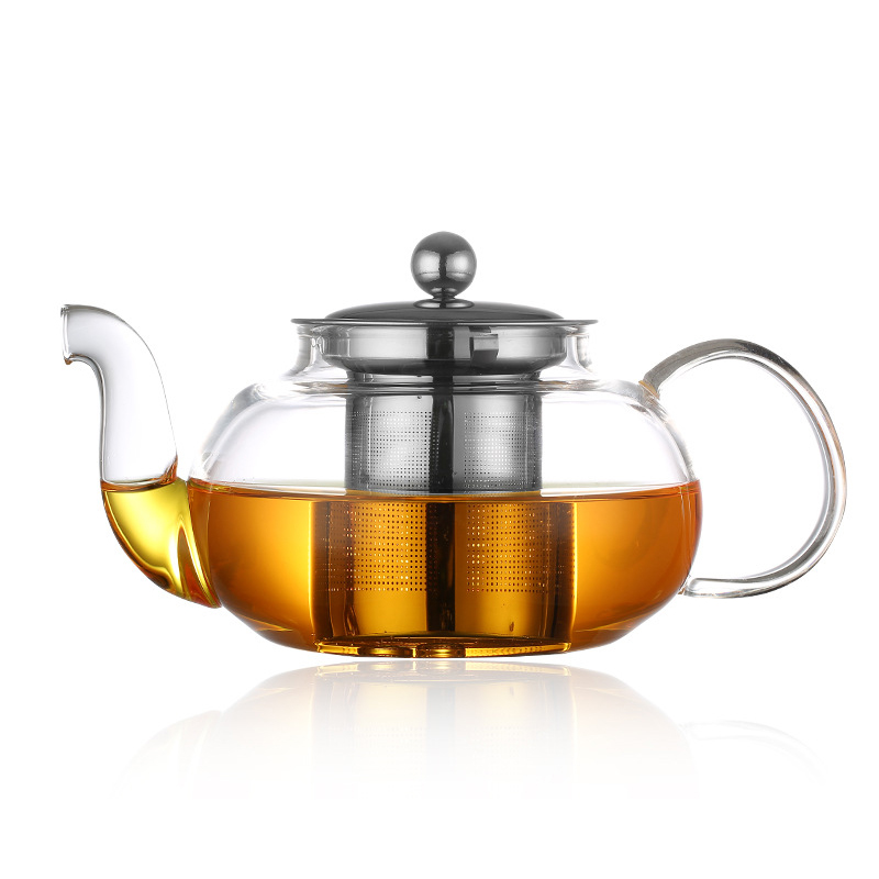 Coffee Tea Jar Set - 600/800Ml Tahan Panas Kaca Teko Teh