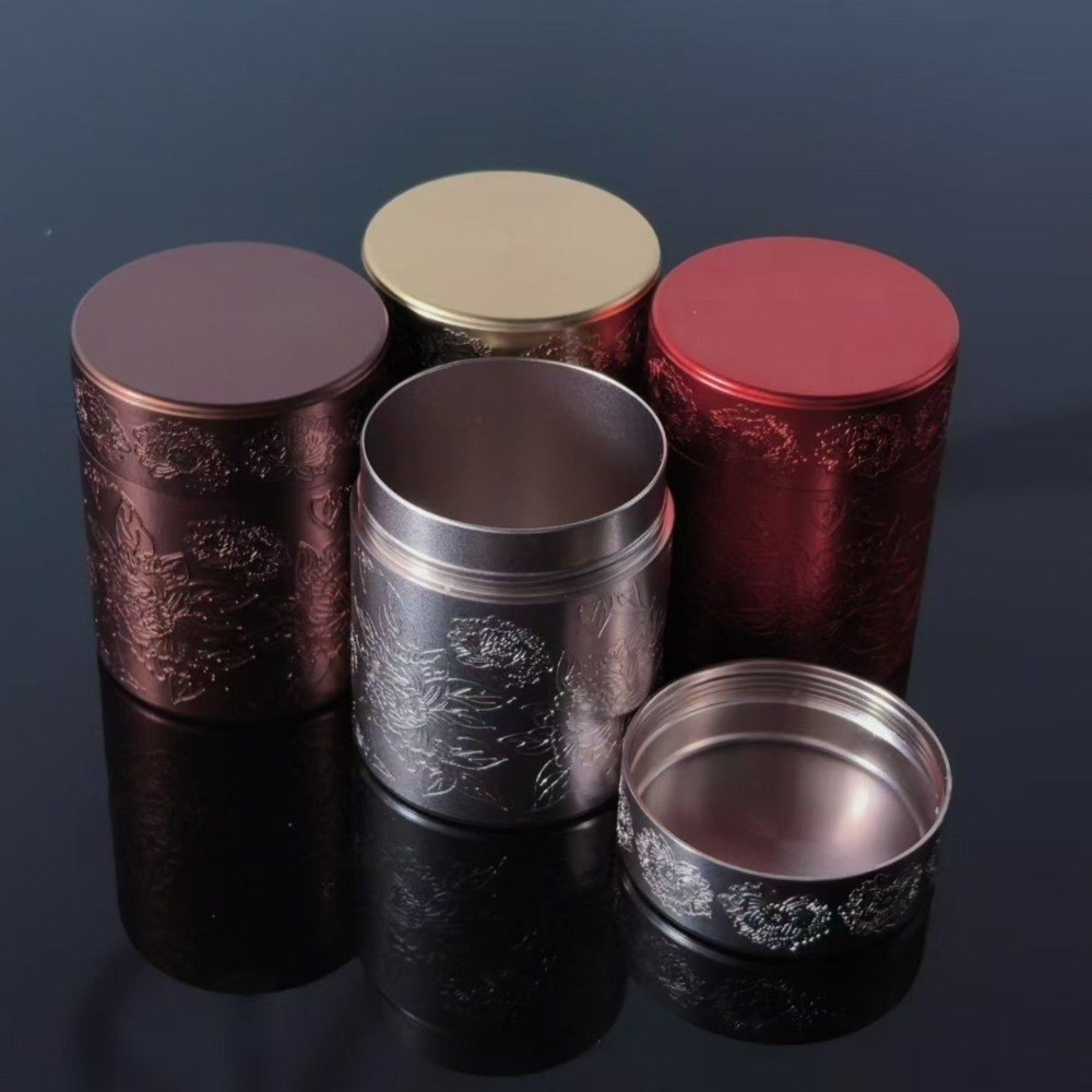 Tea Coffee Sugar Container - Kotak Teh Mini Tebal Bersegel, Kaleng