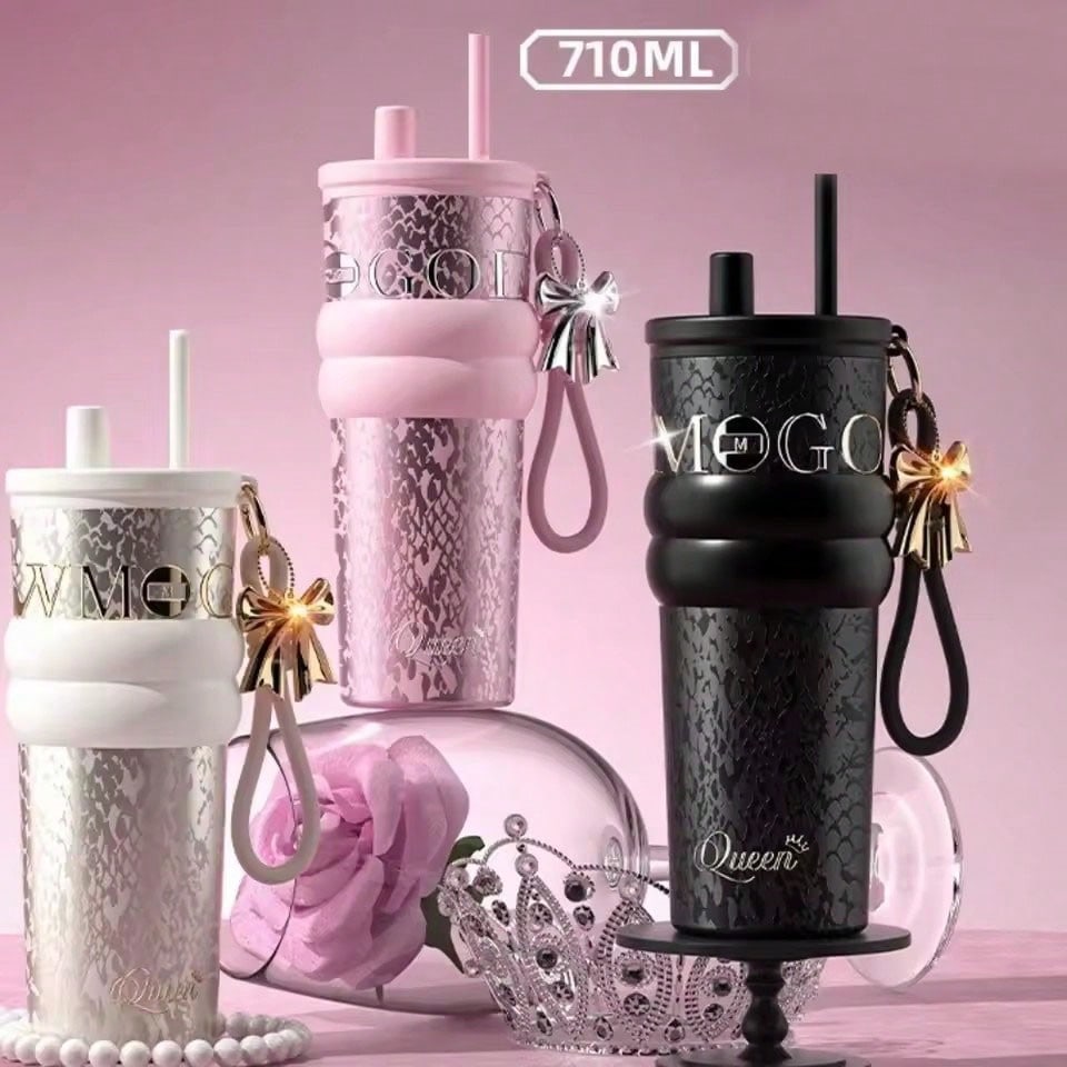 Cold Brew Jar - Termos Perjalanan 710ml dengan Sedotan dan
