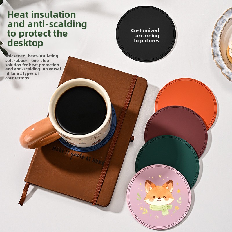 Coffee Tea Photos - 5Pcs Alas Gelas Plastik PVC Lembut