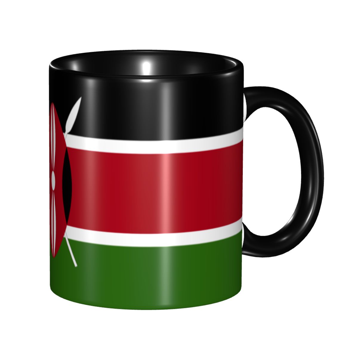 Coffee Tea Kenya - Mug Kopi Bendera Kenya DIY Mug