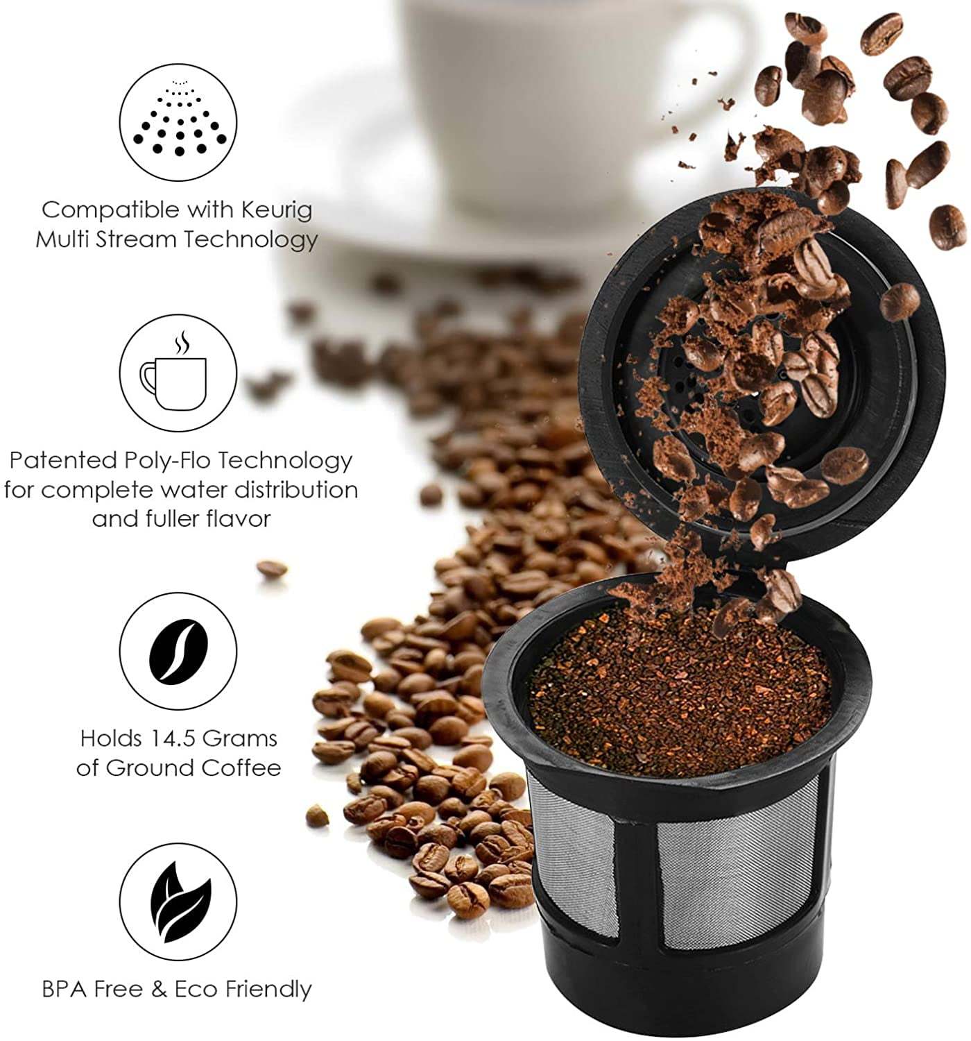 Pod Kopi yang Dapat Digunakan  - Coffee Tea Spoon ulasan dan harga