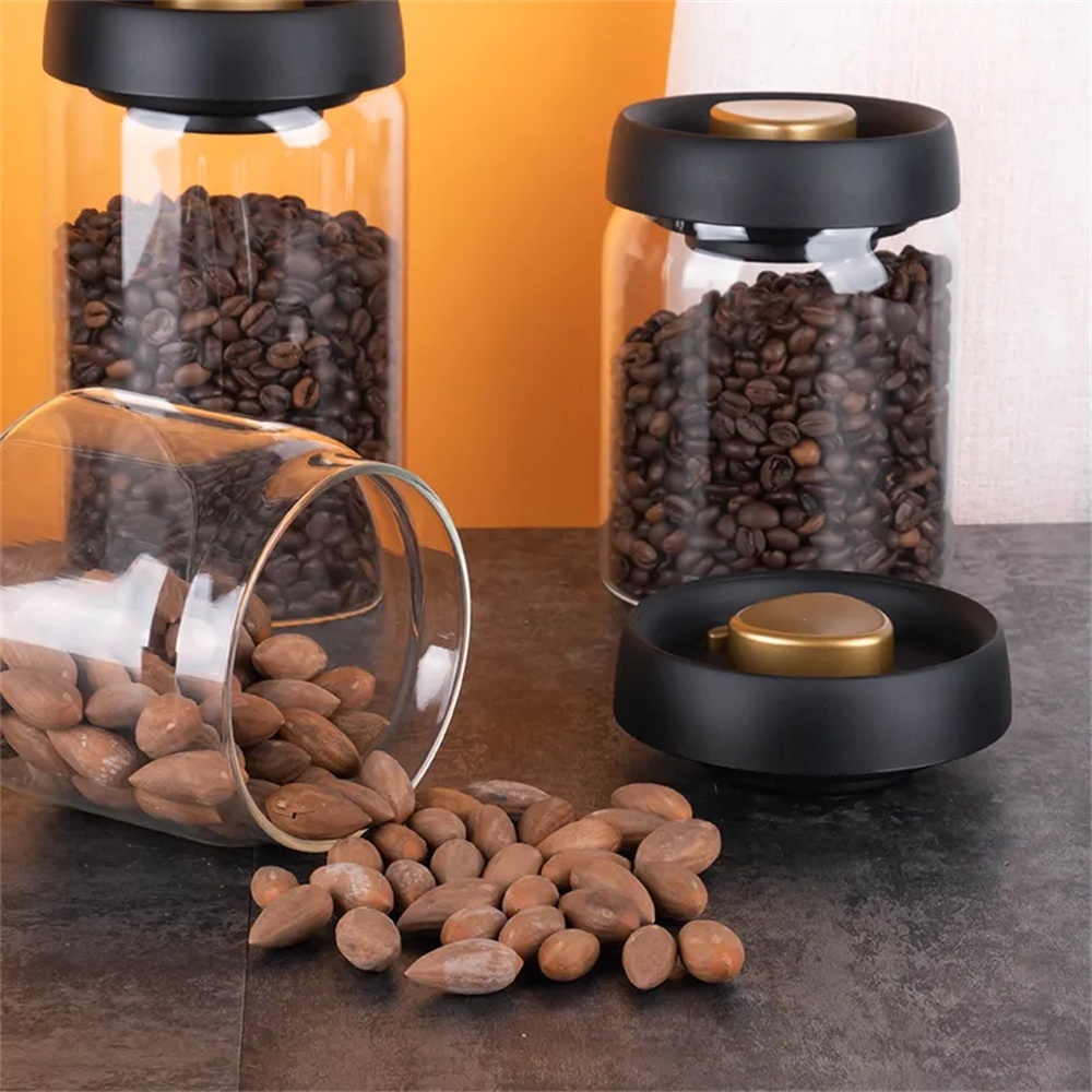 1 Pak Wadah Penyimpanan Biji K - Coffee Tea Canister Set ulasan dan harga