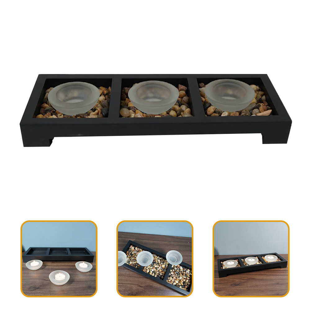1 Set Tempat Lilin Kaca dengan - Coffee Tea Holder ulasan dan harga