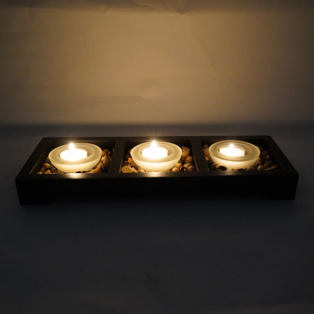 1 Set Tempat Lilin Kaca dengan - Coffee Tea Holder ulasan dan harga