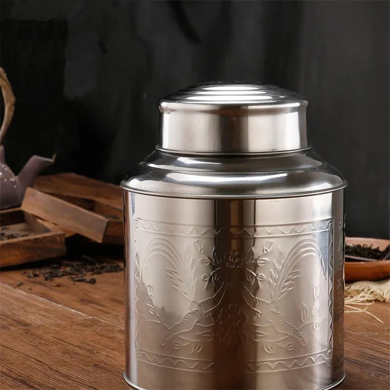 Kotak Besi Kemasan Caddy Teh B - Tea Coffee Sugar Container ulasan dan harga