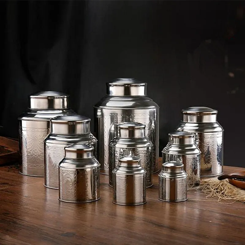 Kotak Besi Kemasan Caddy Teh B - Tea Coffee Sugar Container ulasan dan harga