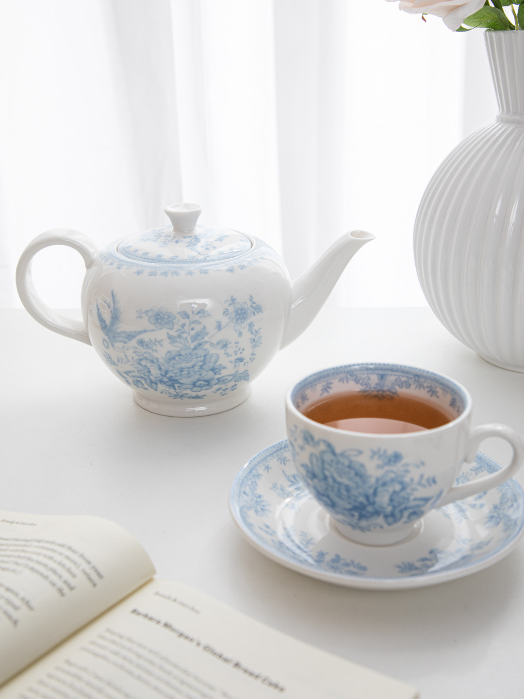 Set cangkir dan tatakan teh so - Coffee Tea Jar Set ulasan dan harga