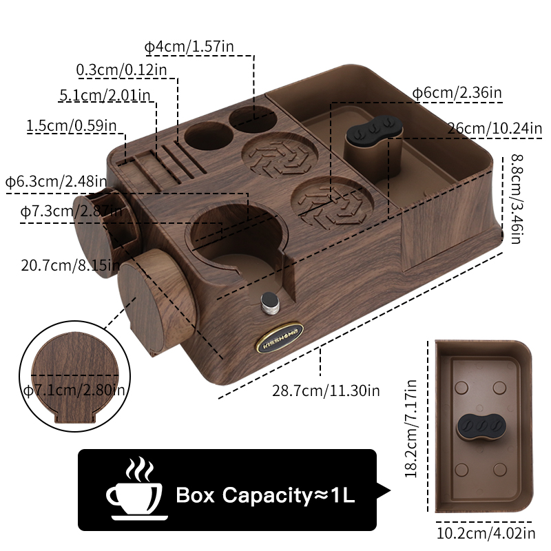 KISSHOME Espresso Tamper Stati - Coffee Tea Holder ulasan dan harga