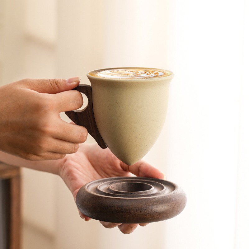 Cangkir Kopi Keramik Coklat Kr - Coffee Tea Gardens ulasan dan harga