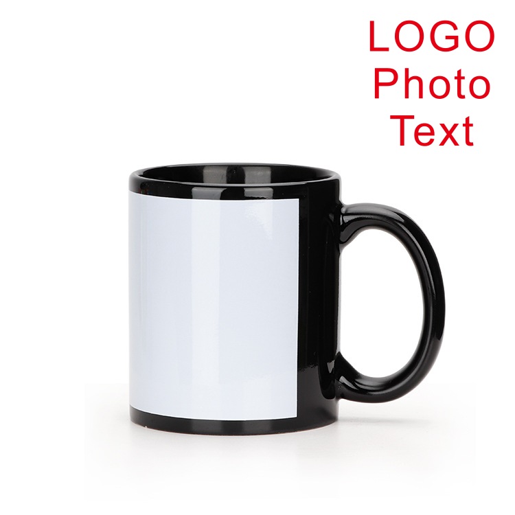 Cangkir hitam DIY LOGO keramik - Coffee Tea Photos ulasan dan harga