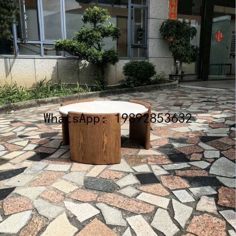Meja kopi kayu solid H5.20 - m - Coffee & Tea Restaurant ulasan dan harga
