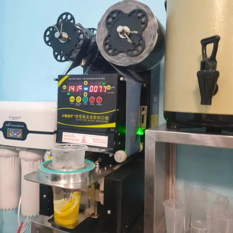 Mesin Pengisi dan Penyegel Gel - Coffee Tea Boba ulasan dan harga