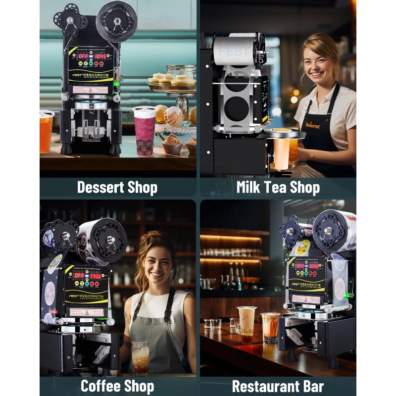 Mesin Pengisi dan Penyegel Gel - Coffee Tea Boba ulasan dan harga
