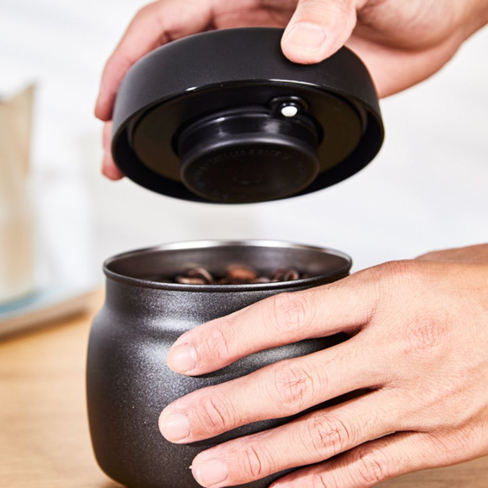 Stoples Vakum Baja Tahan Karat - Coffee Tea Canister Set ulasan dan harga
