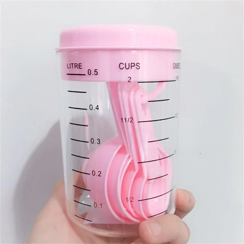 7 Buah/Set Gelas Ukur Plastik  - Coffee Tea Spoon ulasan dan harga