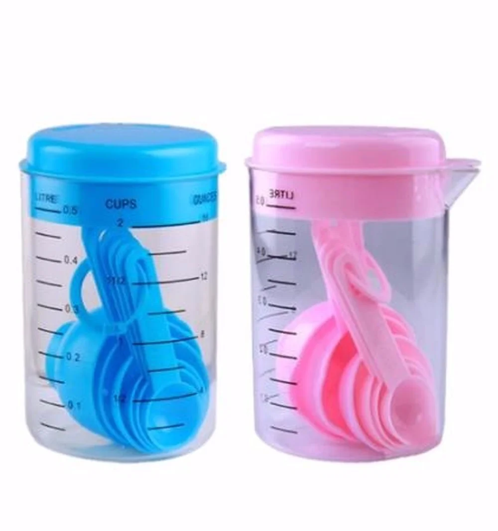 7 Buah/Set Gelas Ukur Plastik  - Coffee Tea Spoon ulasan dan harga