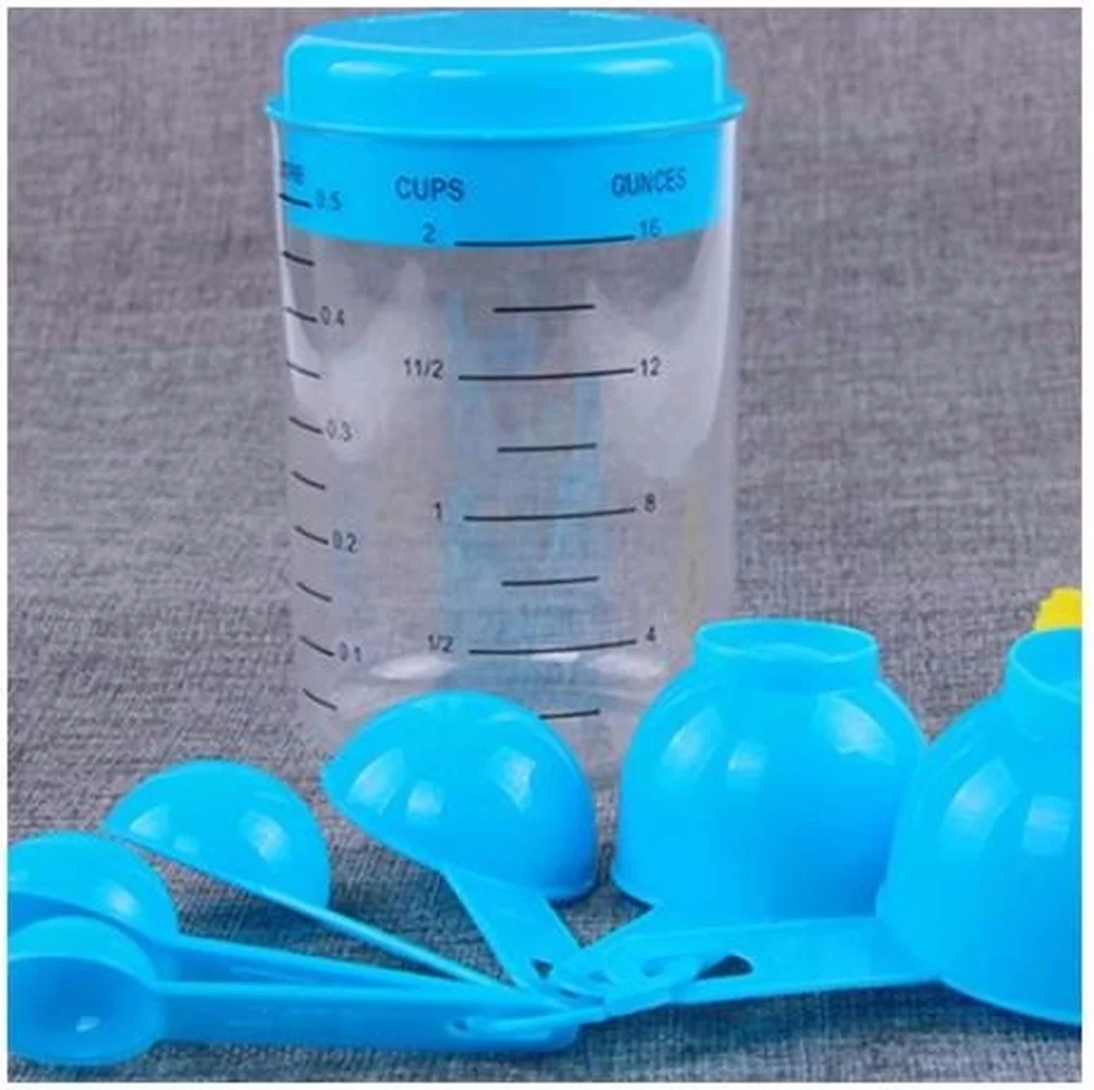 7 Buah/Set Gelas Ukur Plastik  - Coffee Tea Spoon ulasan dan harga