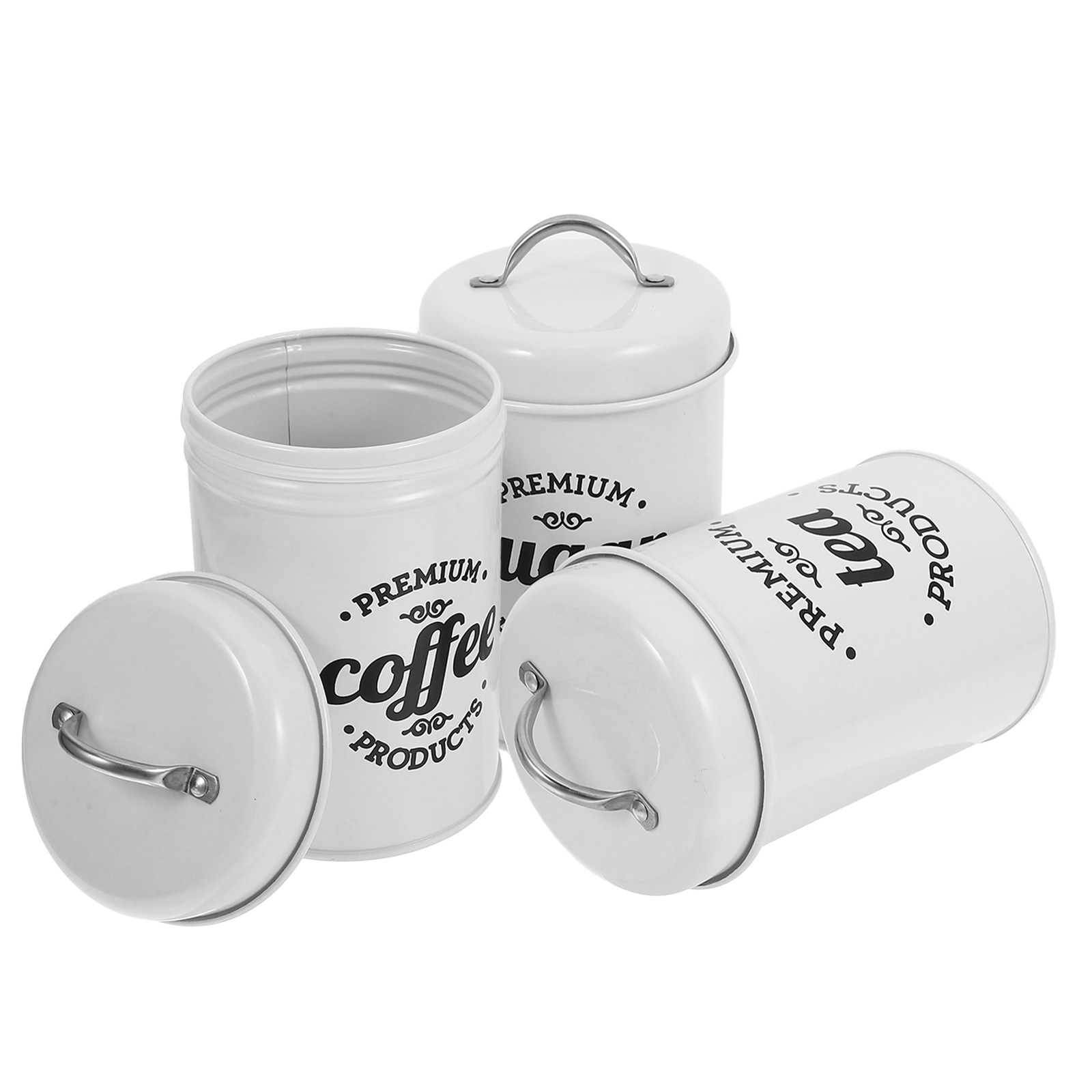 Set Kaleng Logam Kedap Udara u - Tea Coffee Sugar Container ulasan dan harga
