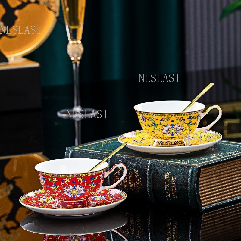 Set Cangkir Teh dan Piring Por - Coffee Tea Spoon ulasan dan harga