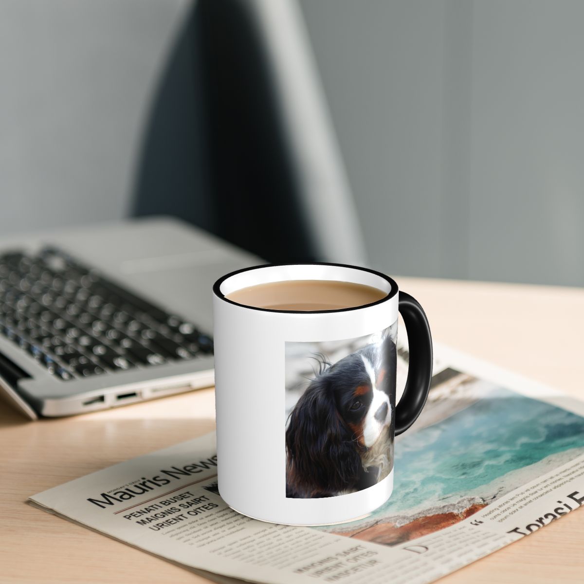 Mug Potret Foto Cavalier King  - Coffee Tea Photos ulasan dan harga