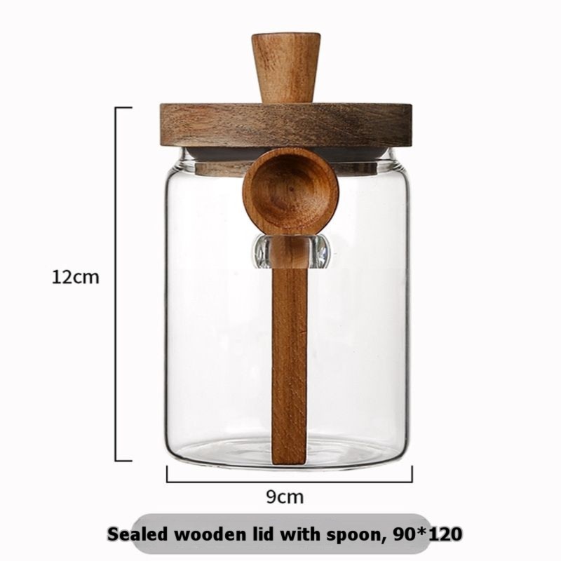 Set Wadah Penyimpanan Kaca ABJ - Coffee Tea Jar Set ulasan dan harga