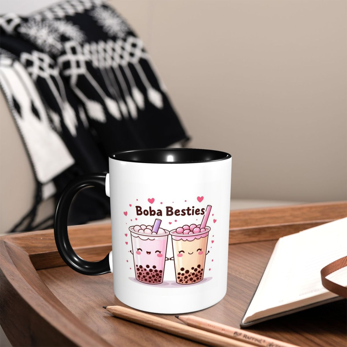 Boba Besties Mug Teh Gelembung - Coffee Tea Boba ulasan dan harga