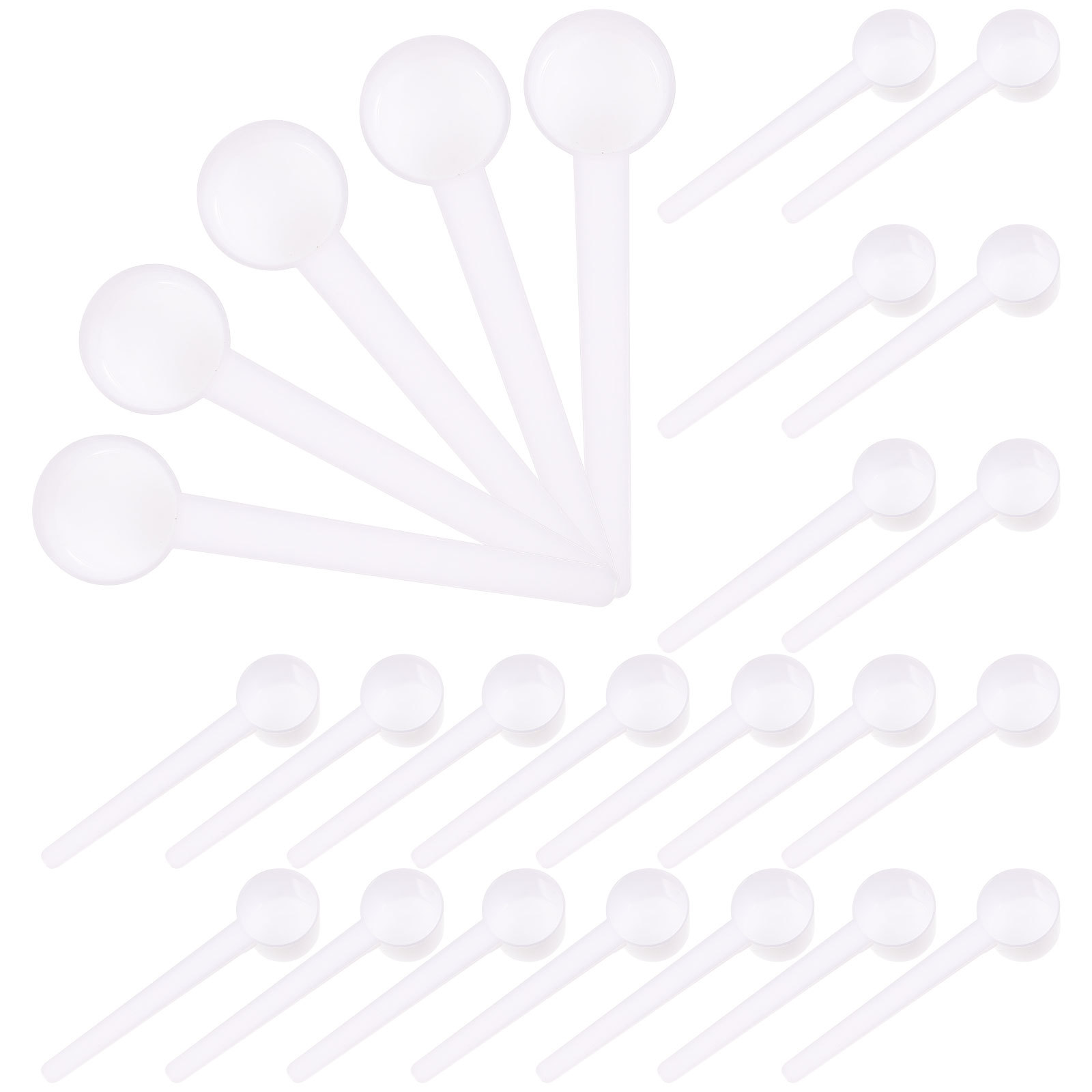 100 Buah Sendok Ukur Plastik 5 - Coffee Tea Spoon ulasan dan harga