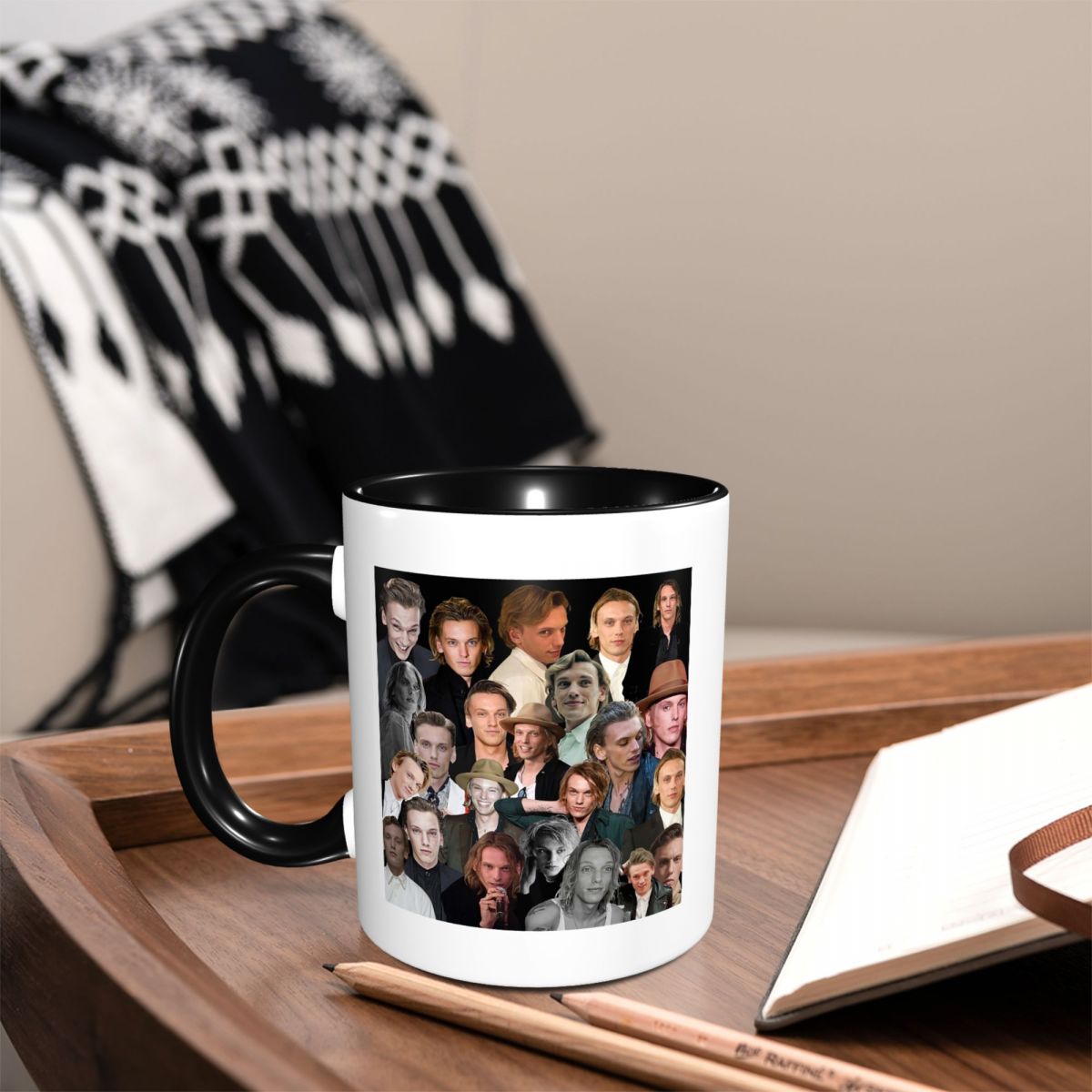 Jamie Campbell Bower Mug Kolas - Coffee Tea Photos ulasan dan harga