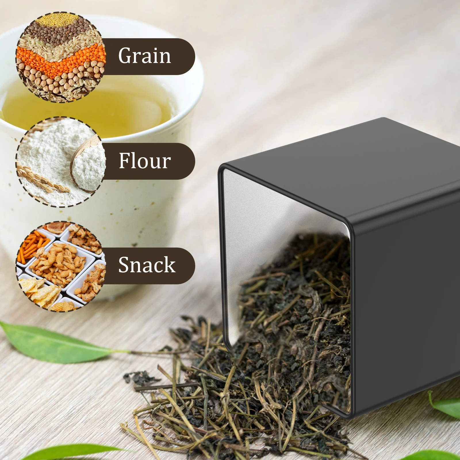Set 3 Buah Kaleng Kopi Gula Te - Coffee Tea Jar Set ulasan dan harga