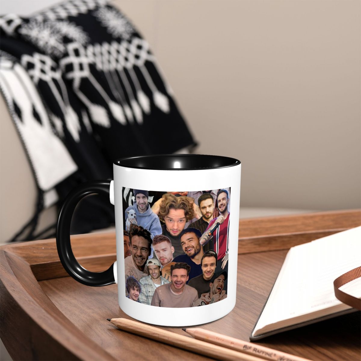 Liam Payne Mug Kolase Foto Can - Coffee Tea Photos ulasan dan harga