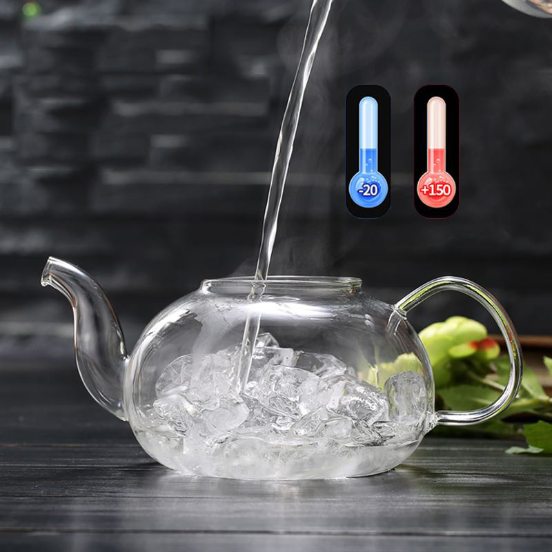 600/800Ml Tahan Panas Kaca Tek - Coffee Tea Jar Set ulasan dan harga