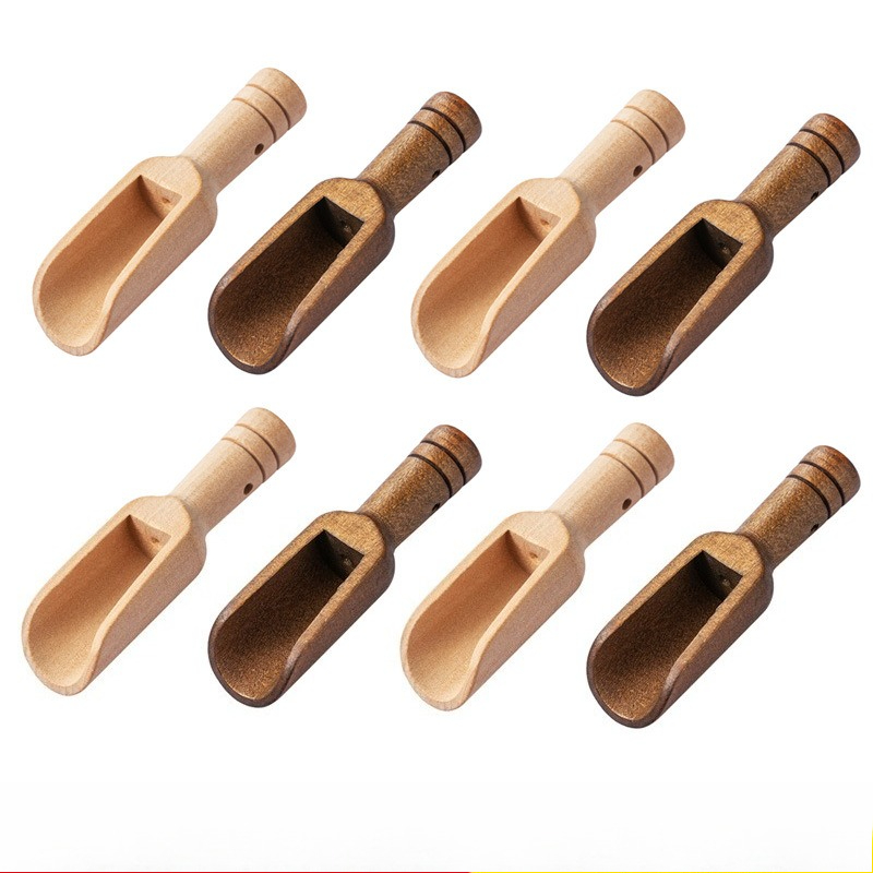5 Buah Sendok Kayu Mini Jepang - Coffee Tea Spoon ulasan dan harga