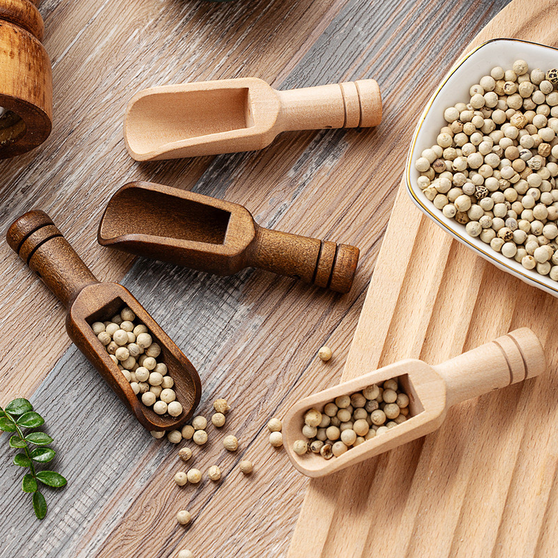 5 Buah Sendok Kayu Mini Jepang - Coffee Tea Spoon ulasan dan harga