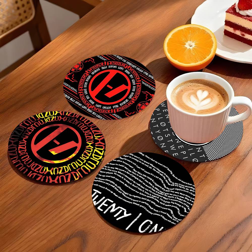 Coaster Kayu Bulat 10cm T-Twen - T And Tea Coffee ulasan dan harga