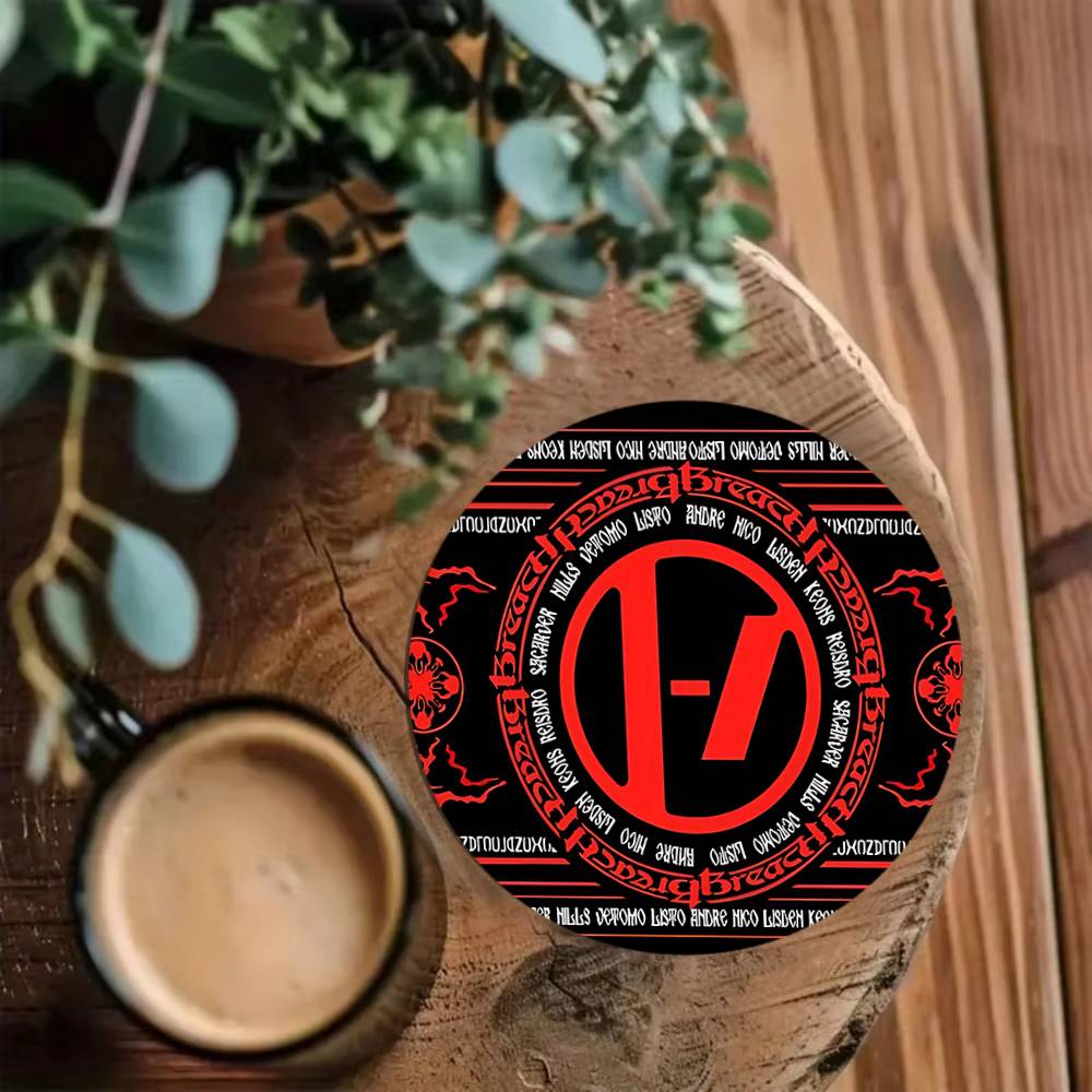Coaster Kayu Bulat 10cm T-Twen - T And Tea Coffee ulasan dan harga
