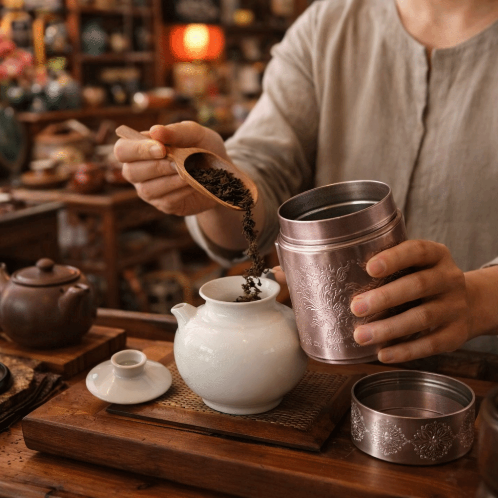 Kotak Teh Mini Tebal Bersegel, - Tea Coffee Sugar Container ulasan dan harga