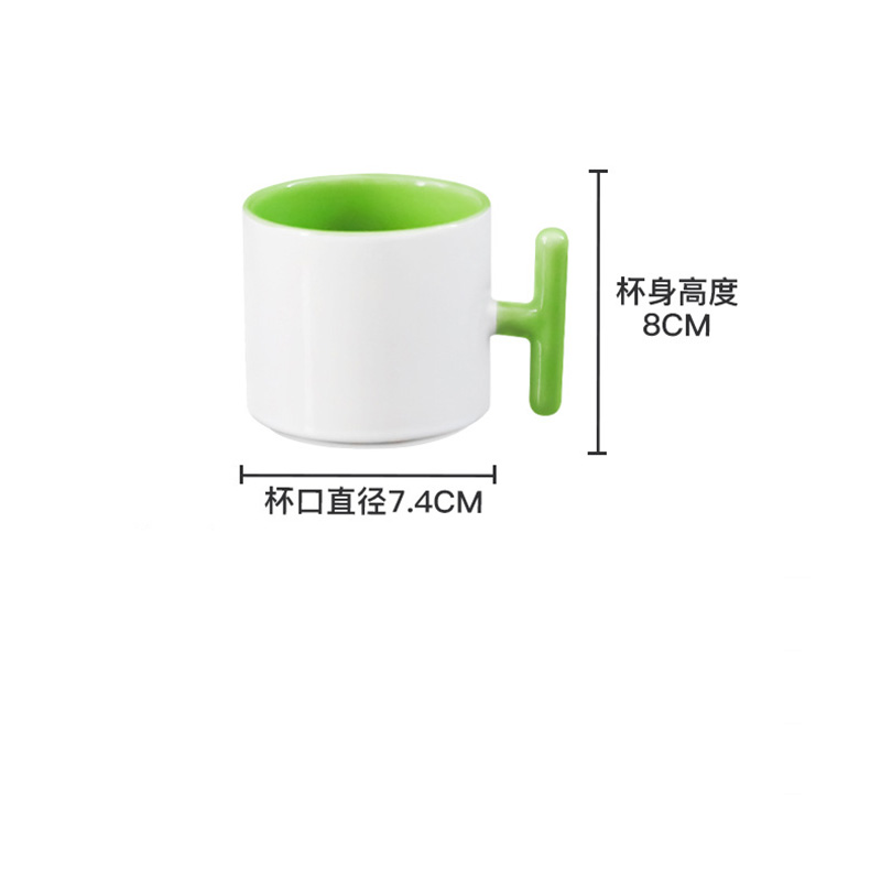 2PCS Mug Keramik Bentuk T deng - T And Tea Coffee ulasan dan harga