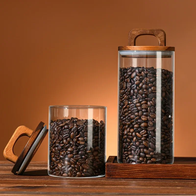 Stoples kaca bening dengan tut - Coffee Tea Canister Set ulasan dan harga