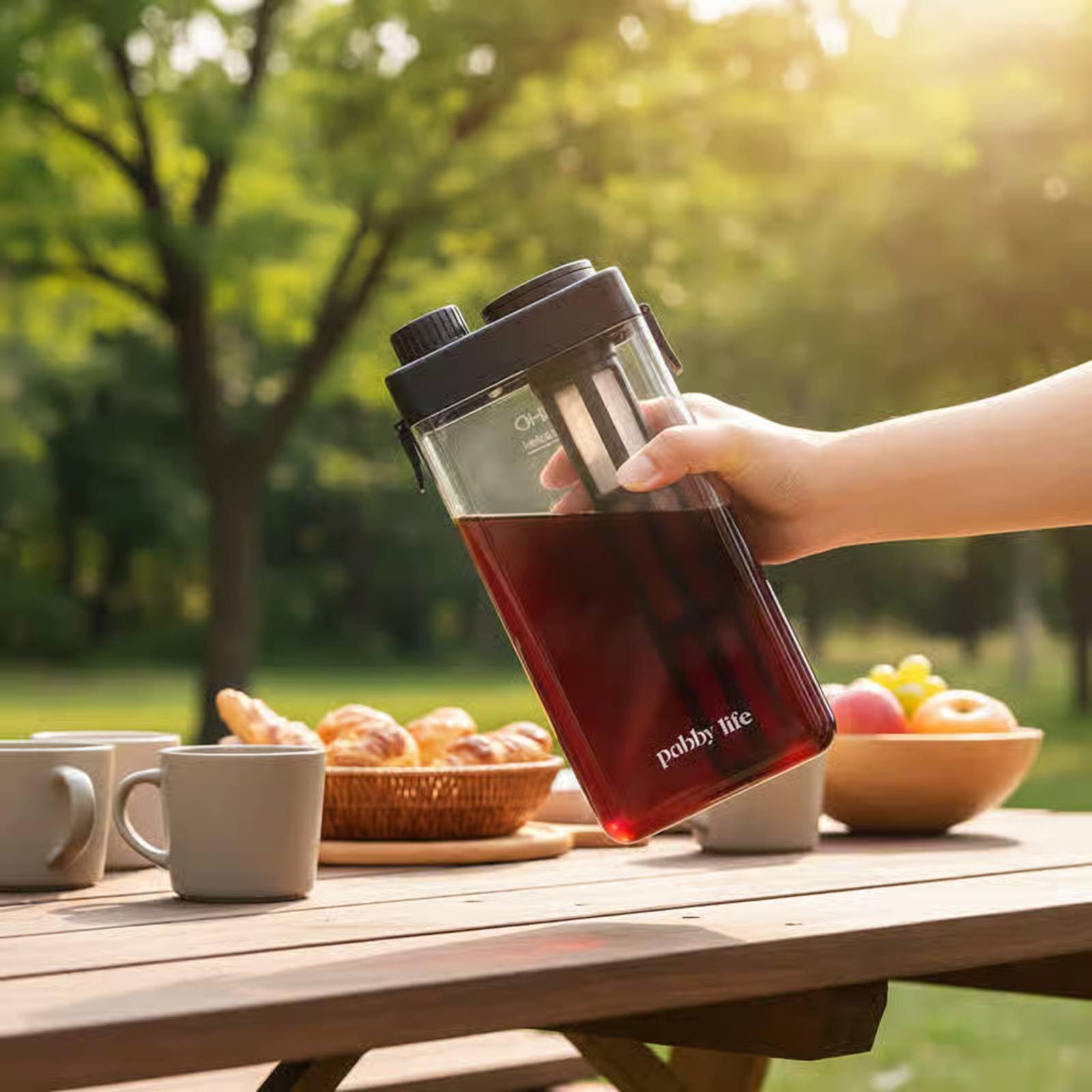 Pitcher Kopi Cold Brew Kapasit - Cold Brew Jar ulasan dan harga