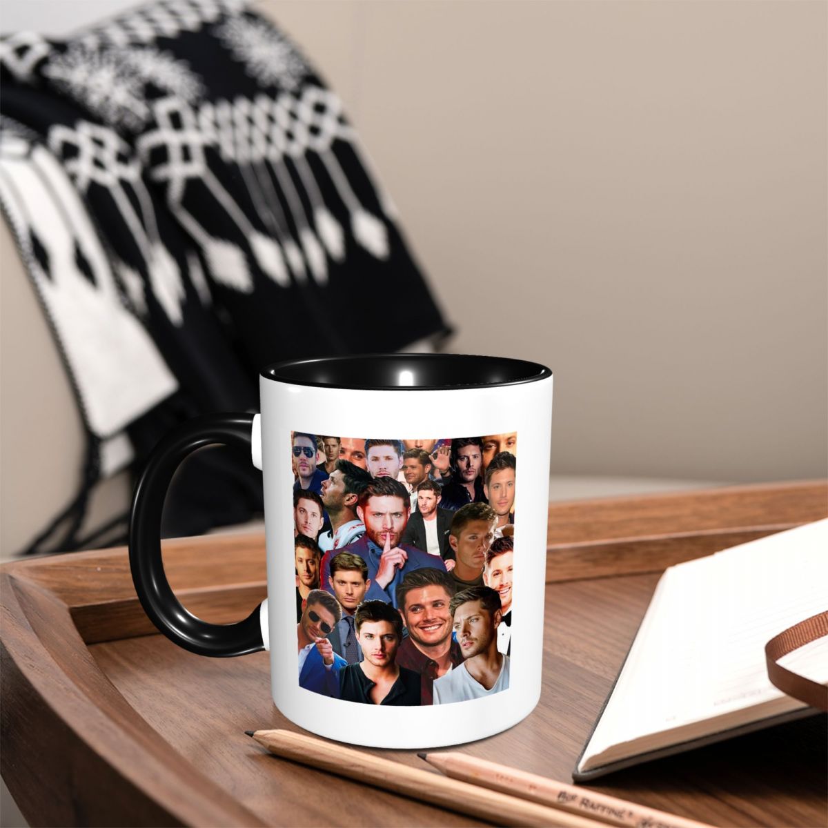Jensen Ackles Mug Kolase Foto  - Coffee Tea Photos ulasan dan harga