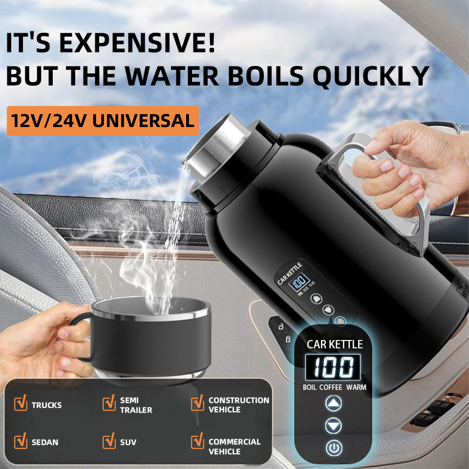 12V 24V Ketel Mobil Pemanas Ai - Coffee Tea Exchange ulasan dan harga