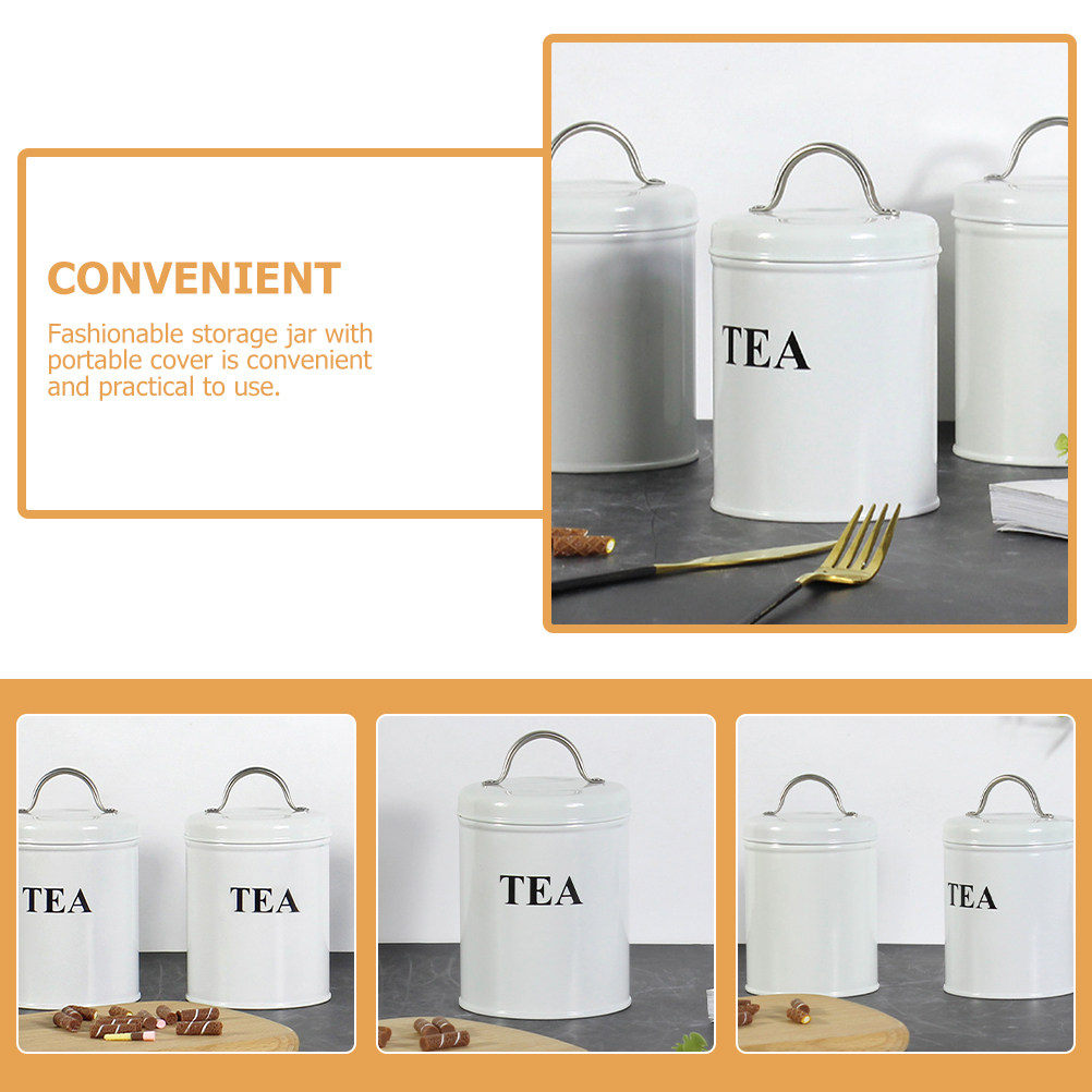 Kaleng Teh Hitam Putih Gaya No - Coffee Tea Jar Set ulasan dan harga